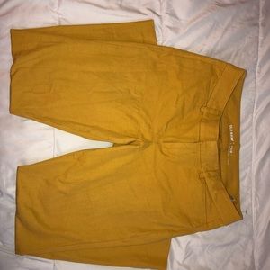 Yellow Old Navy Pixie Pants